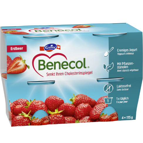 Emmi Benecol Erdbeere Jogurt 4x115g_4