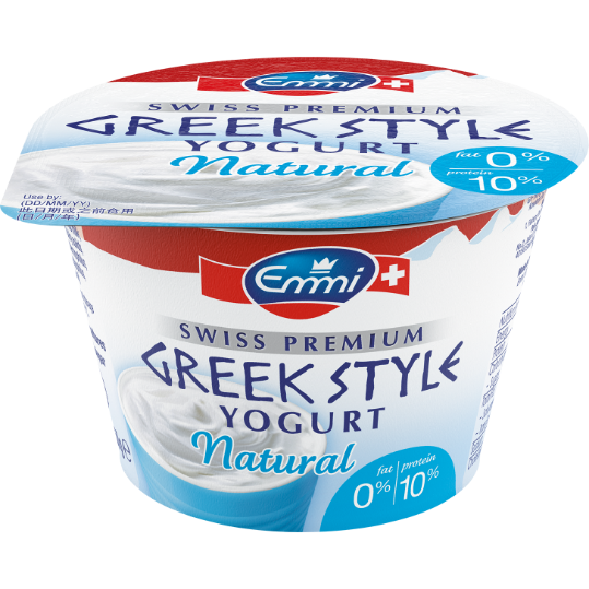 Emmi Swiss Premium Greek Style Yogurt Natural 0% 150g | Emmi Asia