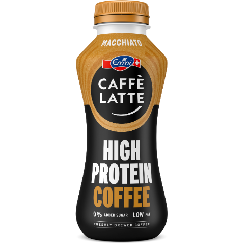 Emmi CAFFÈ LATTE Protein Coffee Macchiato 330ml EU1 (BeNeLux) - Redesign